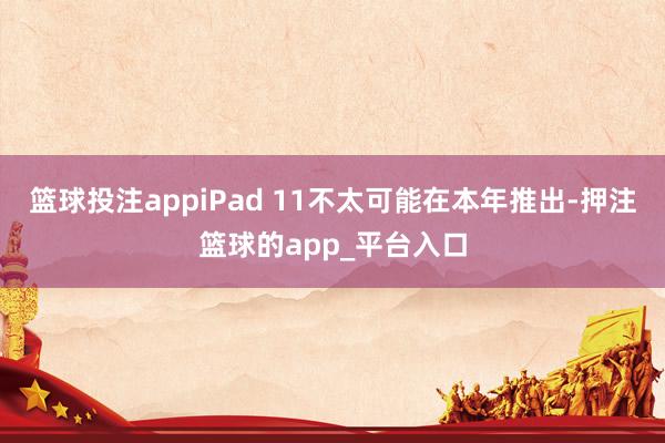 篮球投注appiPad 11不太可能在本年推出-押注篮球的app_平台入口