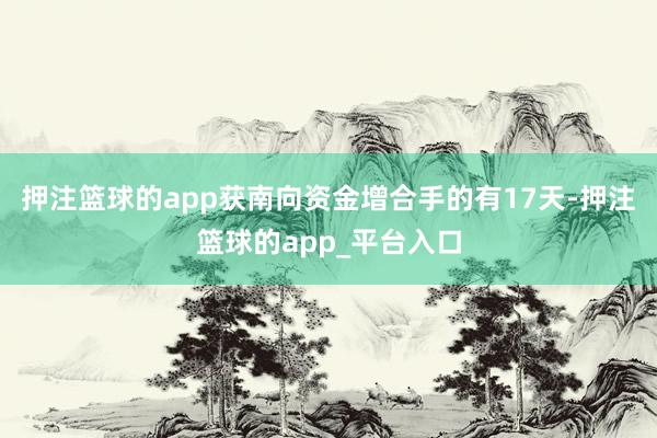 押注篮球的app获南向资金增合手的有17天-押注篮球的app_平台入口