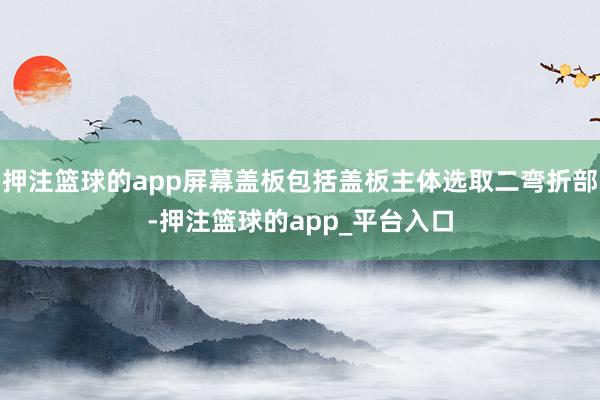 押注篮球的app屏幕盖板包括盖板主体选取二弯折部-押注篮球的app_平台入口