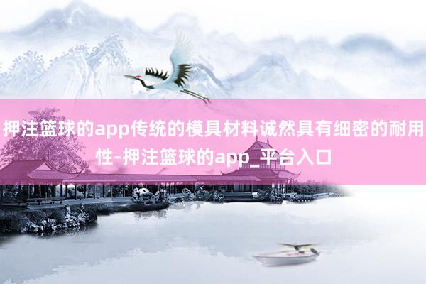 押注篮球的app传统的模具材料诚然具有细密的耐用性-押注篮球的app_平台入口